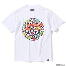 SPALDING ジュニア Tシャツ MTV レオパード ボールプリント ホワイト【SJT23062M】