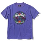 SPALDING Tシャツ トロピクスボールプリント 【SMT23004】