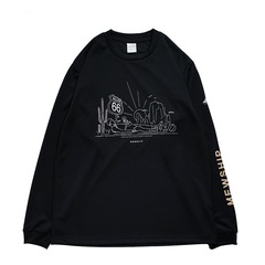 MEWSHIP Arizona scorer L/S PL 【Black×White×Beige】