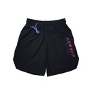 MEWSHIP LOGO split half pants 【Black×Red×Blue】