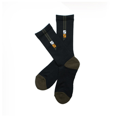 MEWSHIP 90SOCKS EP5 【Black×Khaki×G.Yellow】