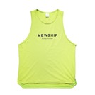 MEWSHIP LOGO split tanktop <P.Green×Black>