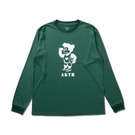 AKTR STENCIL NICK L/S SPORTS TEE GR【223-017005】