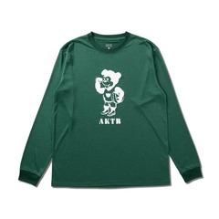 AKTR STENCIL NICK L/S SPORTS TEE GR【223-017005】