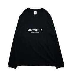 Mewship LOGO L/S CT 7.1【Black×White】