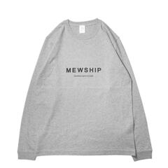 Mewship LOGO L/S CT 7.1【Gray×Black】