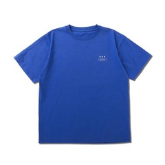 AKRE FEEL FREE S/S COTTON TEE BL【124-041005】