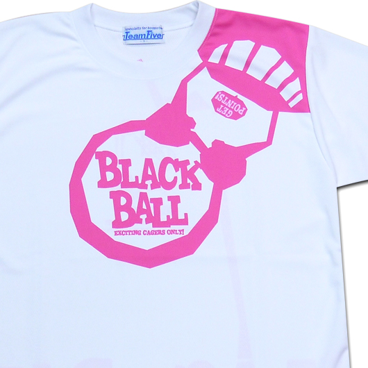 チームファイブ 昇華Tシャツ BLACK BALL 【ATL-046-08】