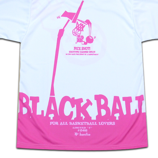 チームファイブ 昇華Tシャツ BLACK BALL 【ATL-046-08】