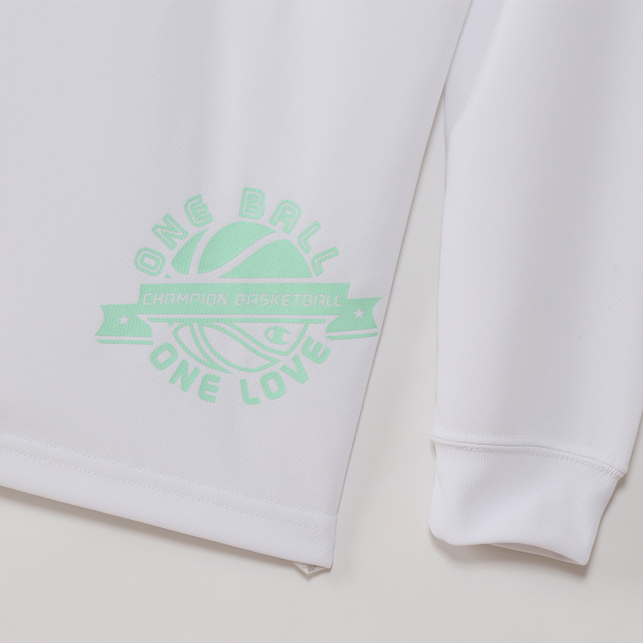 チャンピオン キッズ プラクティスロングスリーブTシャツ【CK-SB419 010】