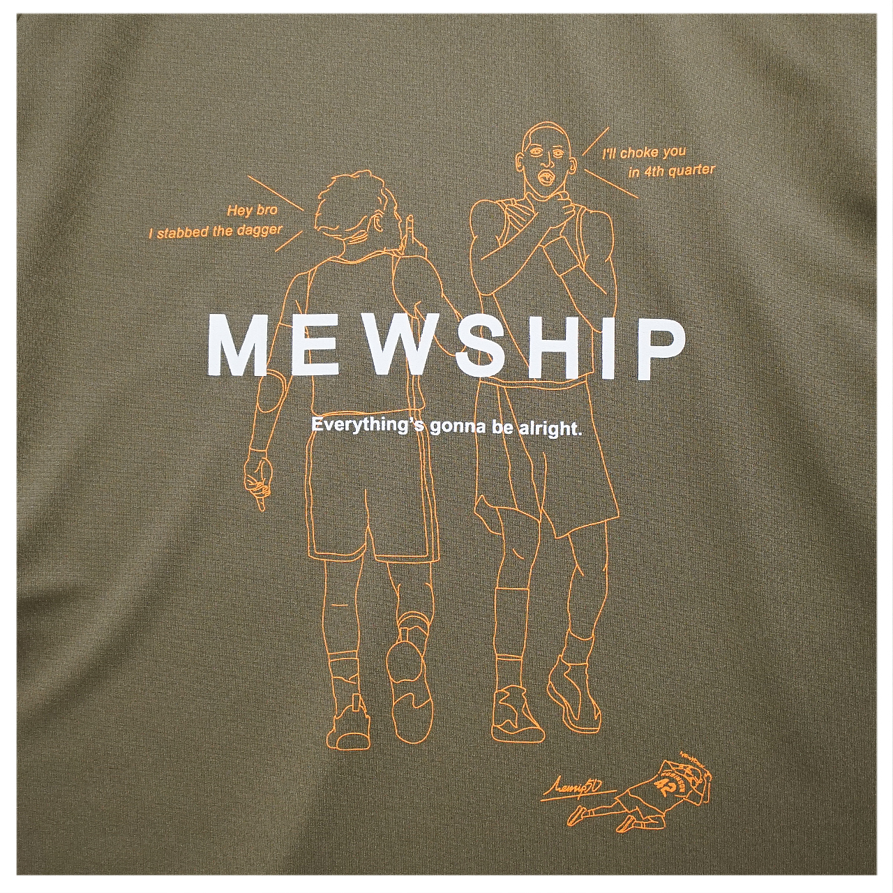 MEWSHIP HEEL S/S PL 【Olive×G.Yellow×White】