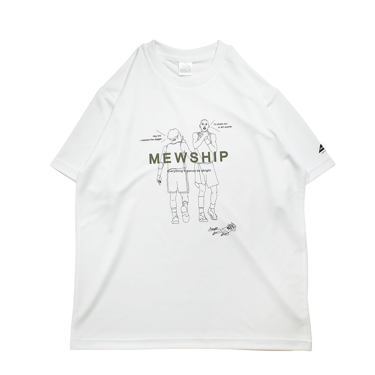 MEWSHIP HEEL S/S PL 【White×Black×Khaki】