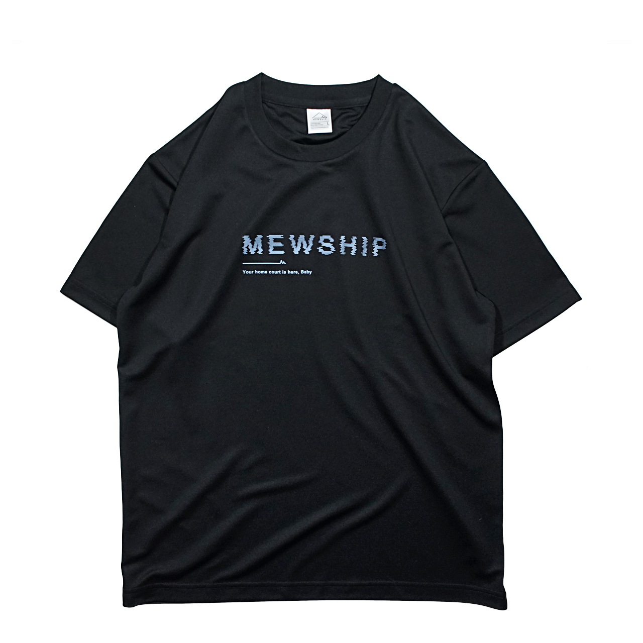 MEWSHIP Lo-Fi LOGO S/S PL <Black×D.Blue>