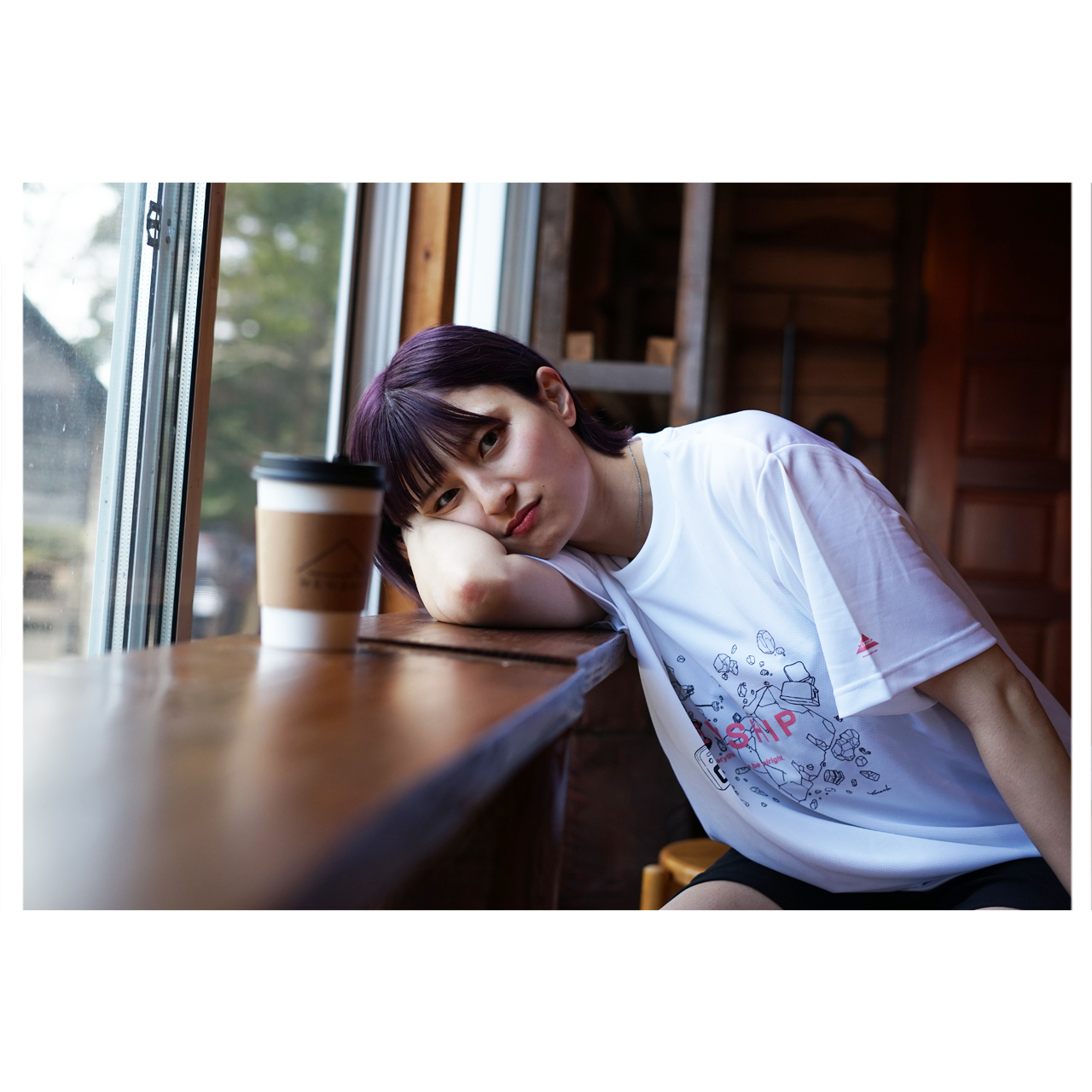 MEWSHIP LOFI GIRL clash S/S PL <White×Black×S.Pink>