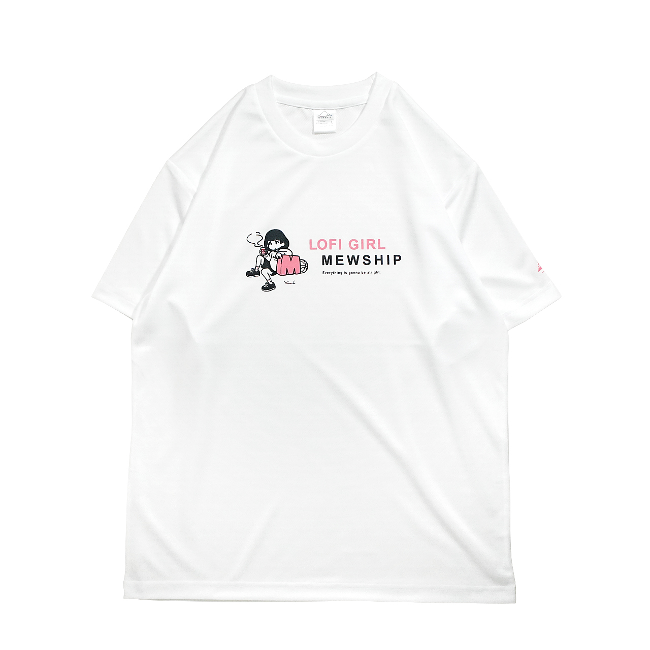 MEWSHIP LOFI GIRL S/S PL <White×Black×S.Pink>