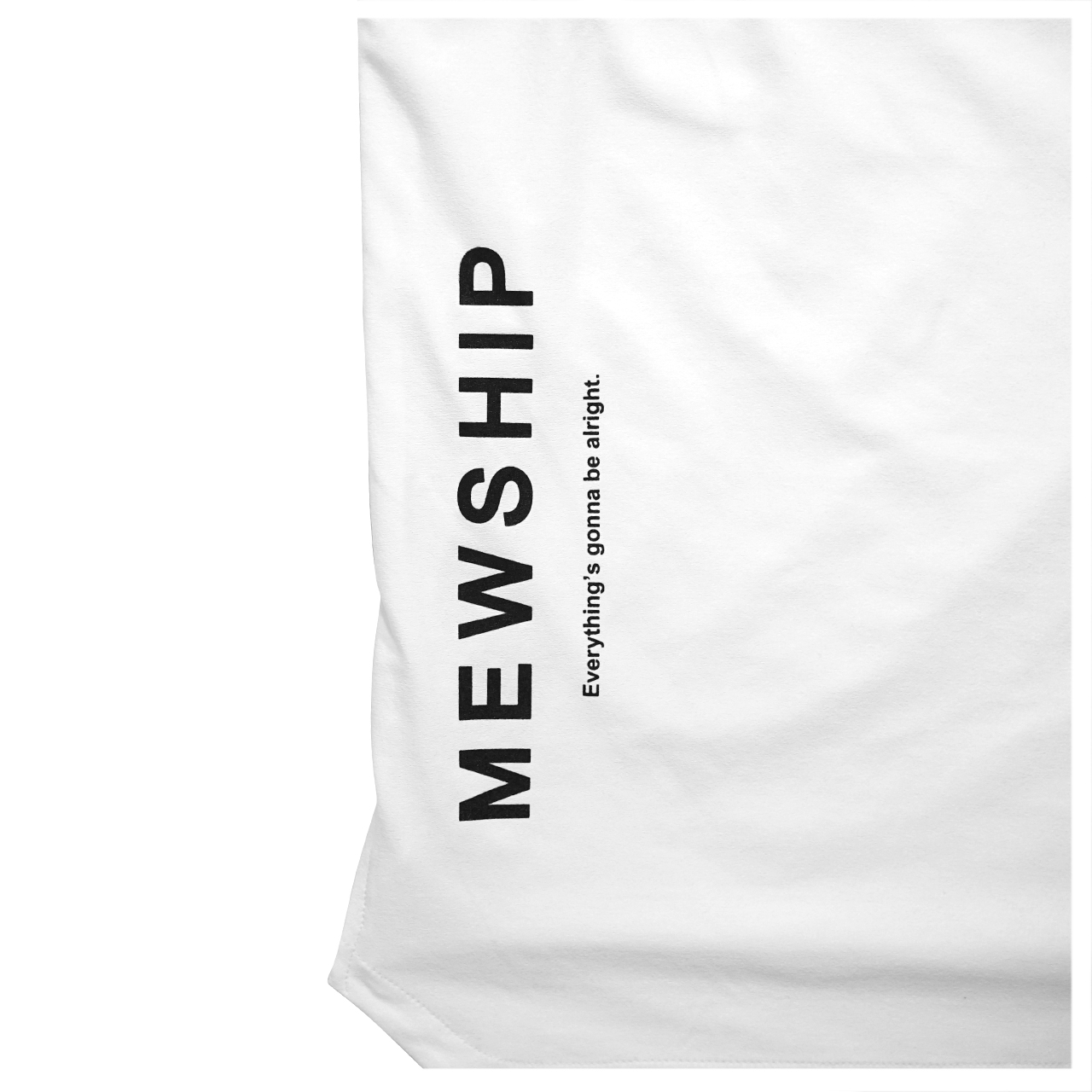 MEWSHIP Tanktop <White×Black>