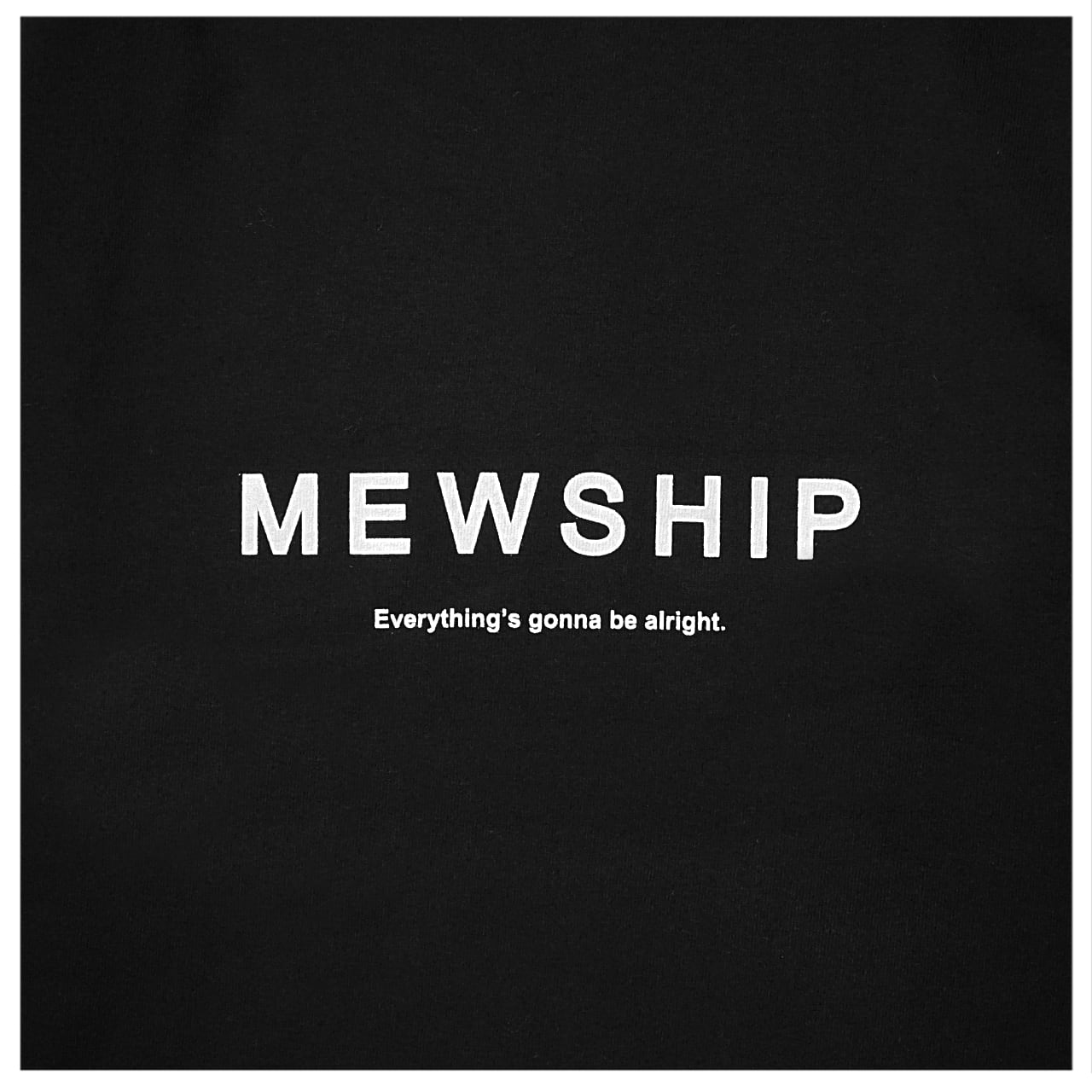 Mewship LOGO L/S CT 7.1【Black×White】
