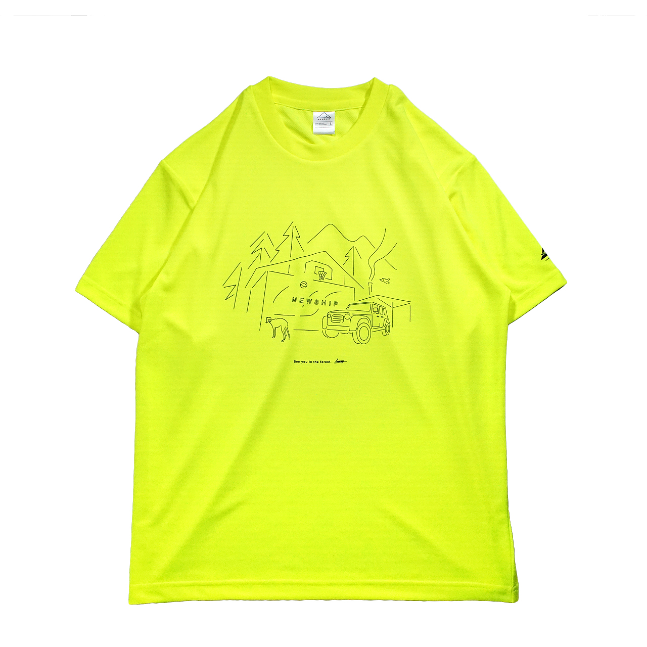 MEWSHIP BASE 2 S/S PL <F.Yellow×Black>