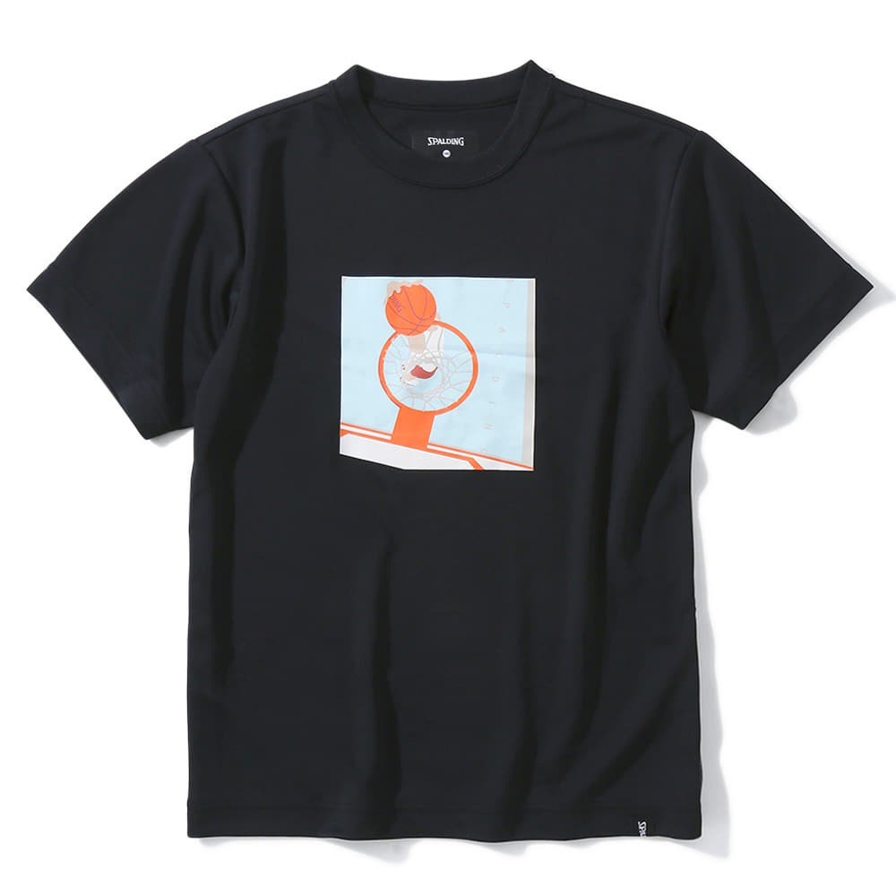 SPALDING ジュニア Tシャツ ダンク ブラック【SJT23054】