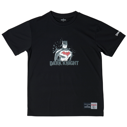 SPALDING Tシャツ BATMAN DARK KNIGHT【SMT181300 BK】