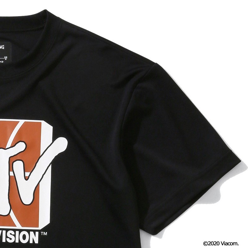 SPALDING MTV バスケットボール Tシャツ【SMT200010 BK】