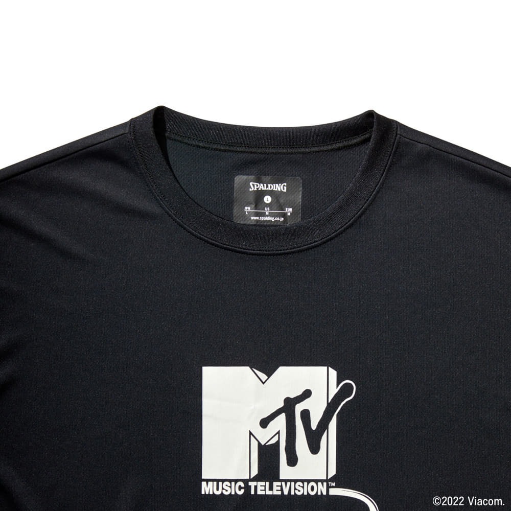 SPALDING Tシャツ MTV アンプラグド ブラック【SMT22150M】