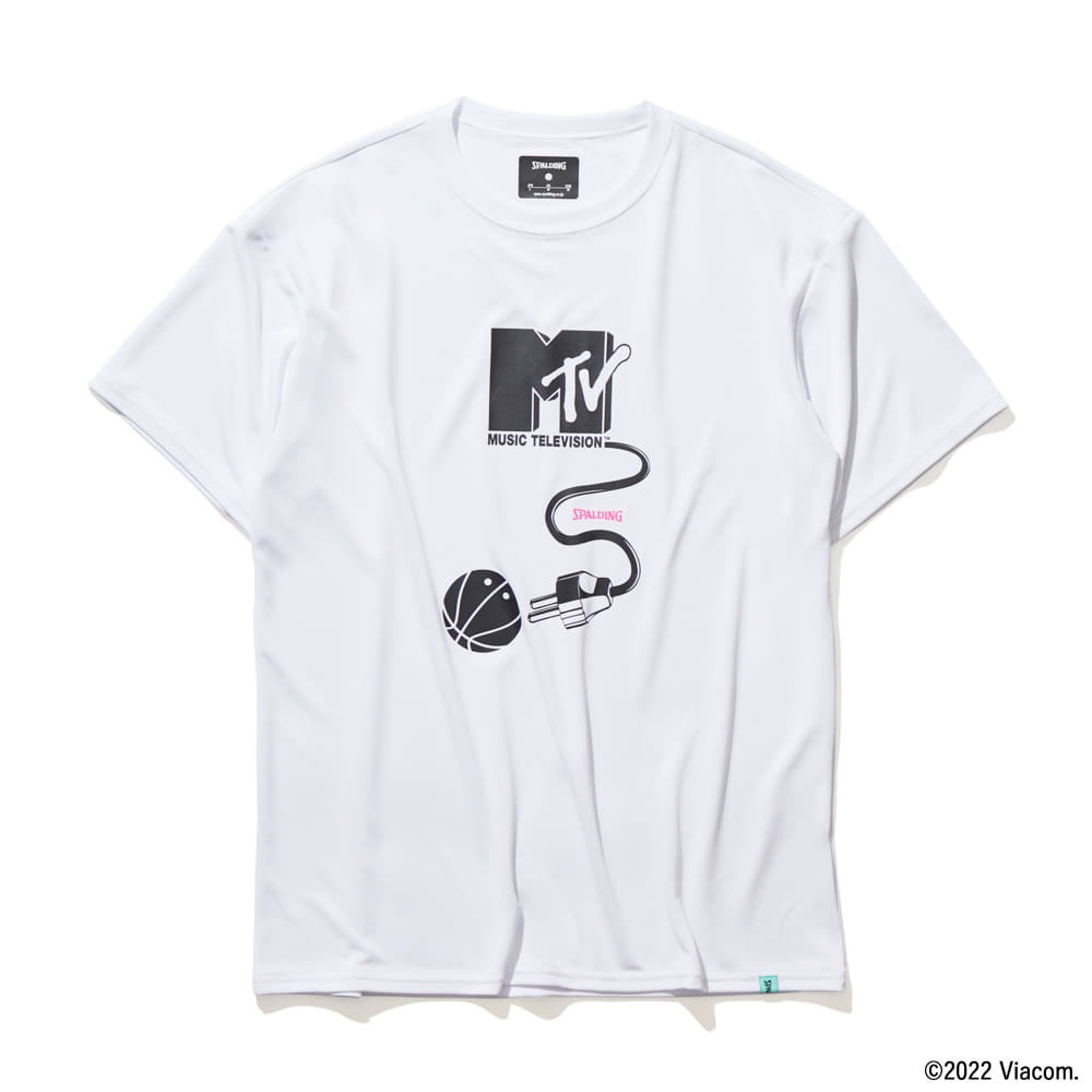 SPALDING Tシャツ MTV アンプラグド ホワイト【SMT22150M】