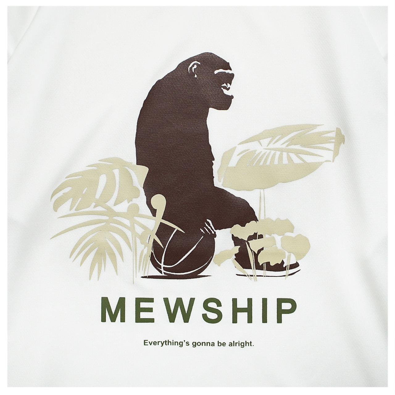 MEWSHIP WILD.X - JUNGLE S/S PL 【White×Blown×Khaki】